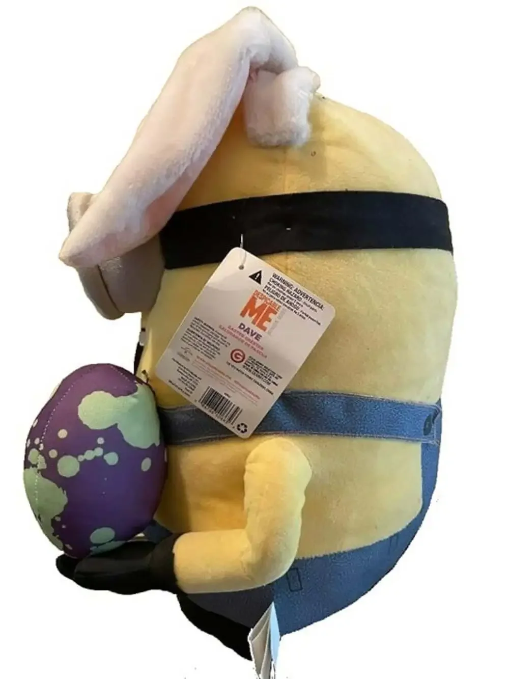 Despicable Me Minion Dave Easter Greeter Stuffed Plush NWT~24